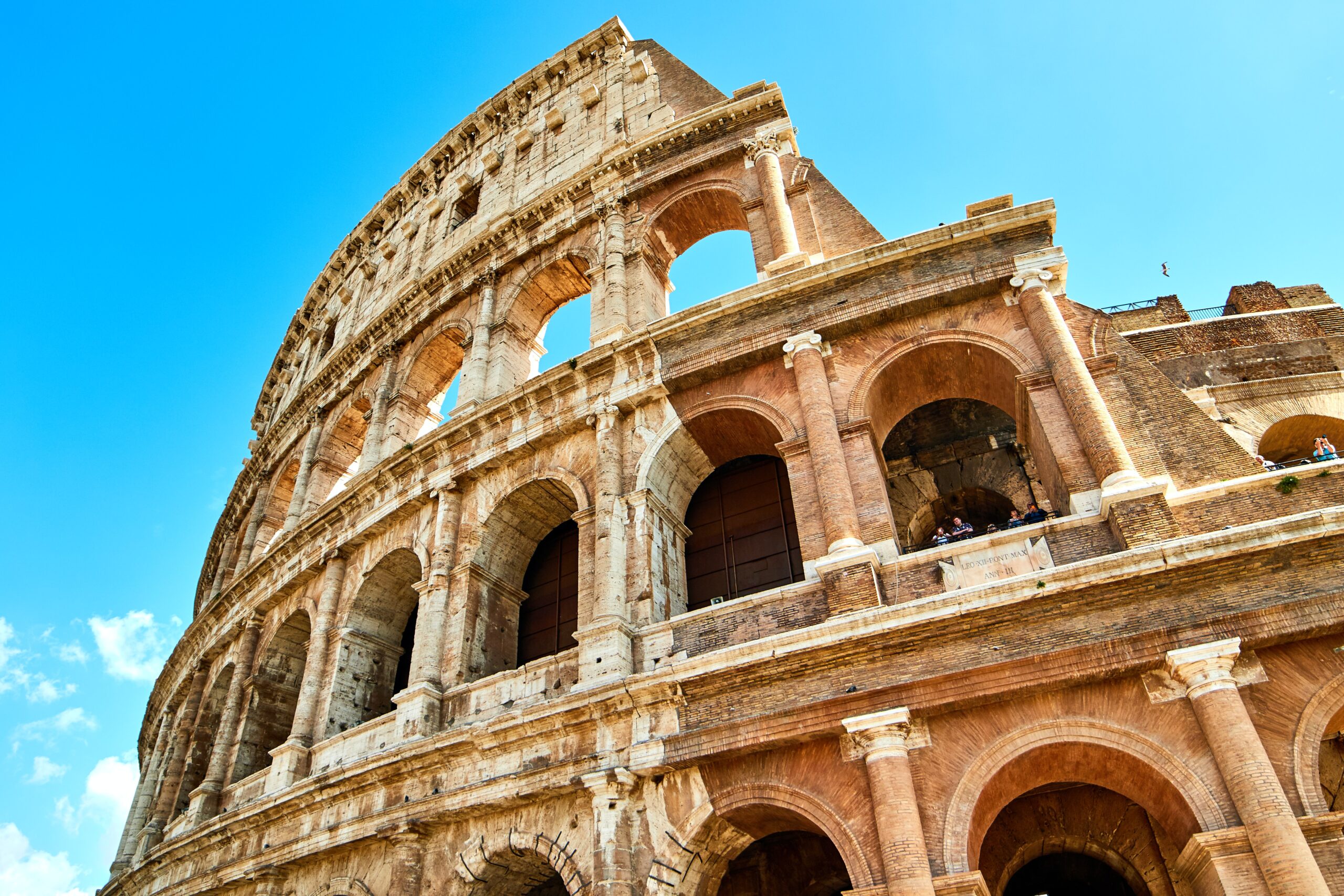 View of the Colosseum's exterior