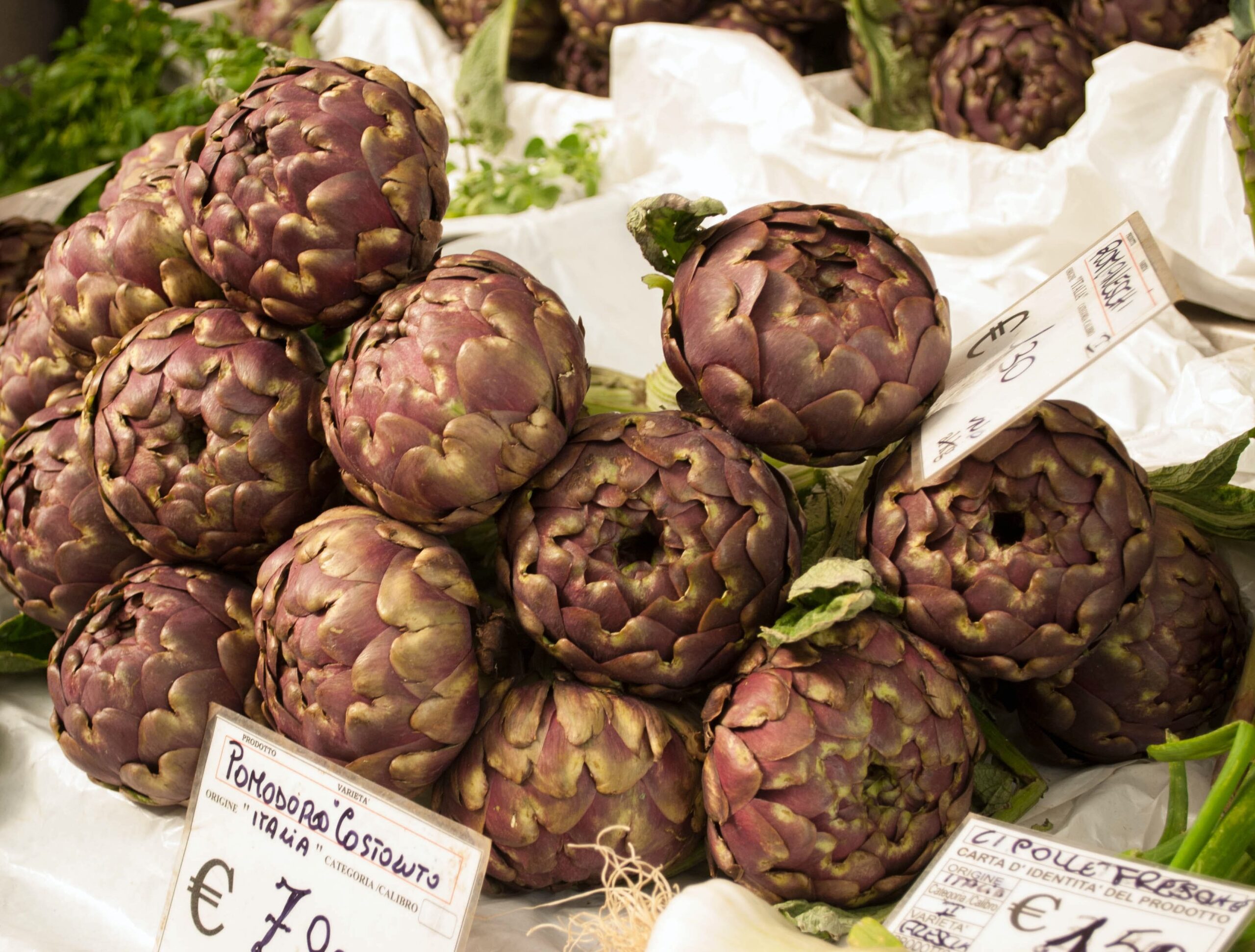 Artichokes - a traditional Roman ingredient