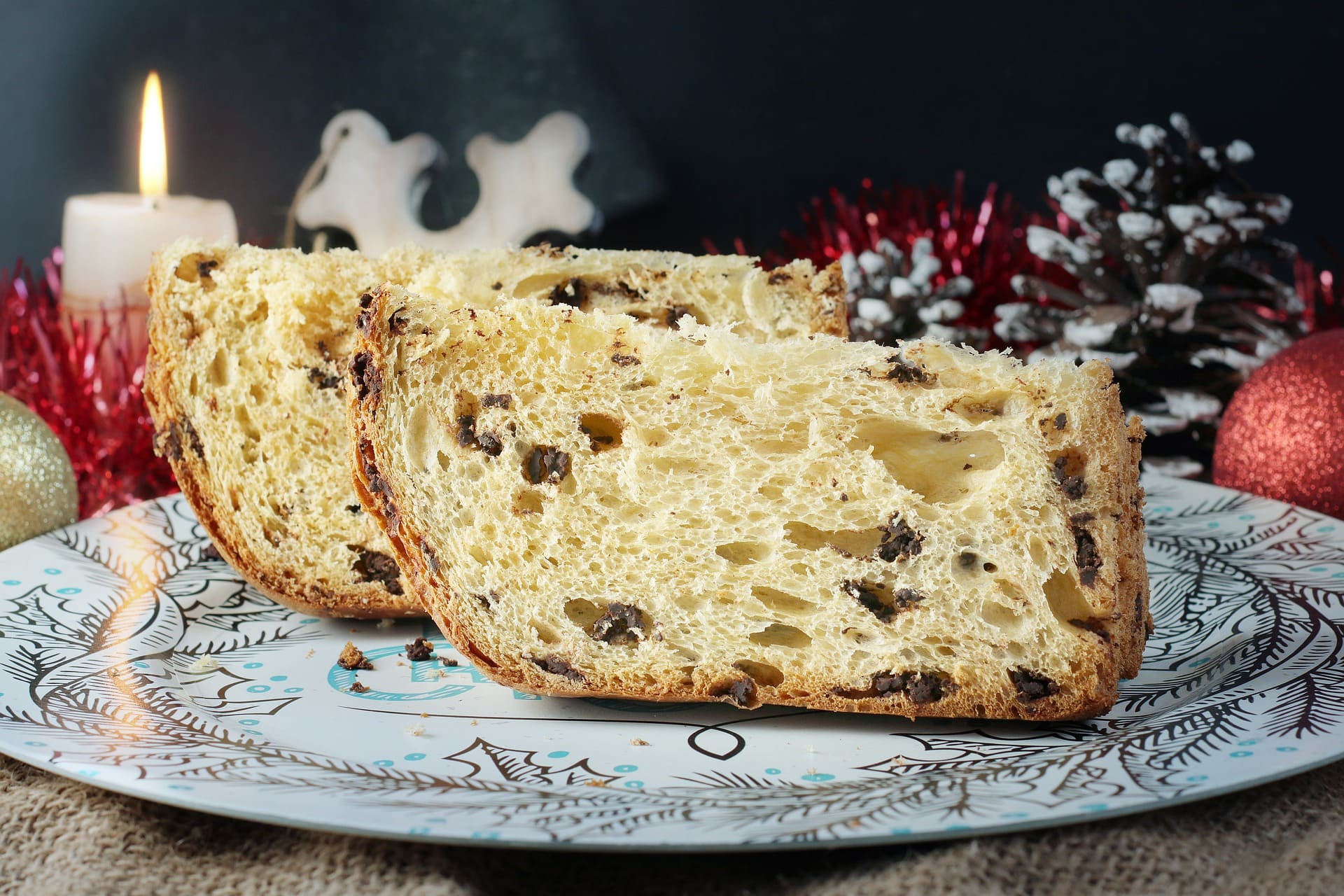 Italian Christmas dessert: Panettone