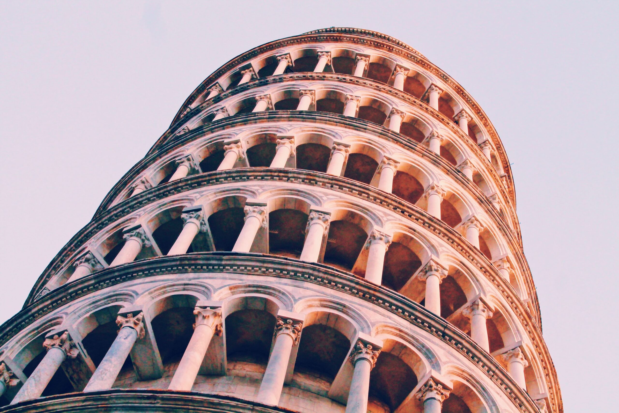 The Leaning Tower of Pisa in Tuscany