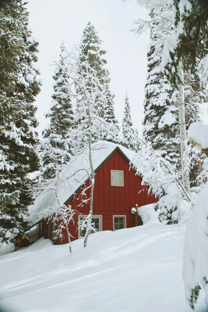 Casa vacanze immersa nella neve